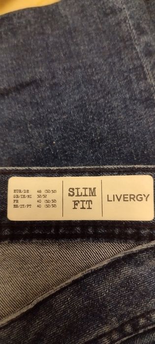 Calça de ganga Livergy 40