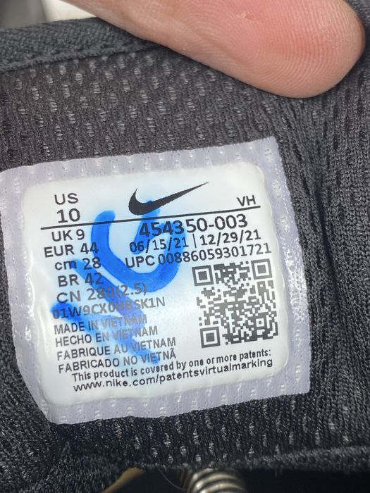 Шкіряні черевики nike manoa 44/27.5-28 см