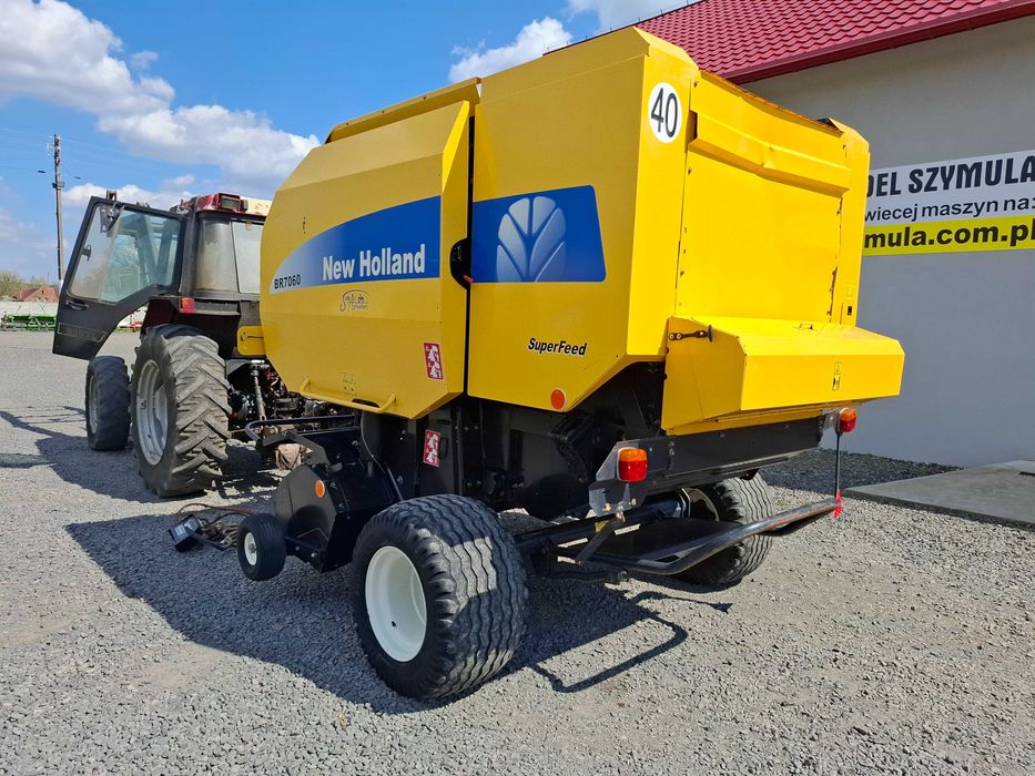 NEW HOLLAND BR 7060, rotor, siatka, prasa rolująca