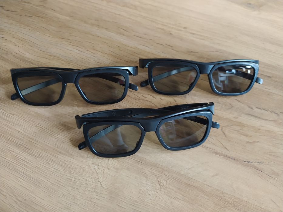 Okulary 3D do kina 3 sztuki