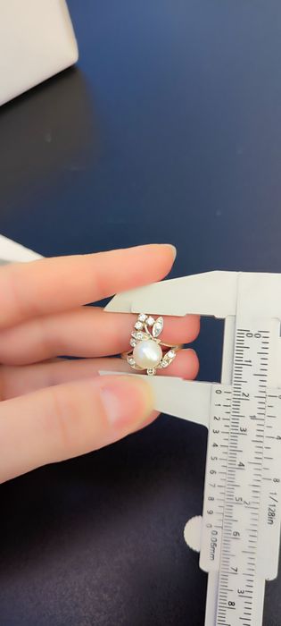 Серебряное кольцо 875 проба