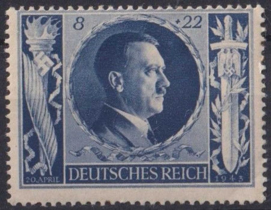 Selos Alemanha Nazi 1933/1945- Aniversário Hitler NOVO 8+22