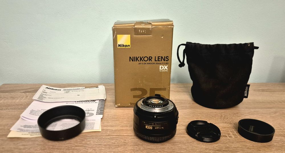 nikon af s dx nikkor 35mm f 18g - купити об'єктиви - Ціна на OLX.ua