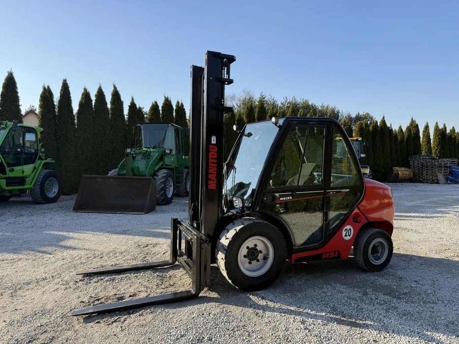 Manitou MSI 35 MSI35 / PIĘKNY / 2020 ROK! / TYLKO 1890 MTH / ORYGINAŁ / Z NIEMIEC / DIESEL / UDŹWIG 3,5T / 30 MSI30 35D AUSA LINDE  Wózek widłowy terenowy Linde H30 H35 H40 H25 Toyota Ausa