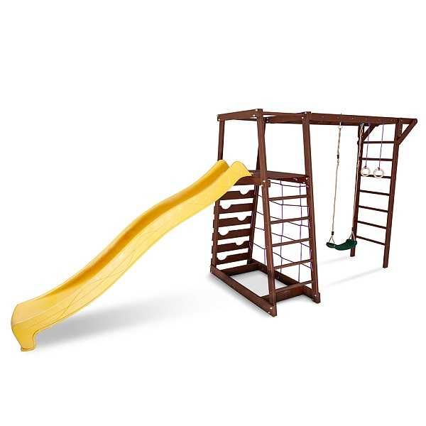 Дитячий майданчик для вулиці SportBaby-26, Горка 3м, гойдалки, рукохід