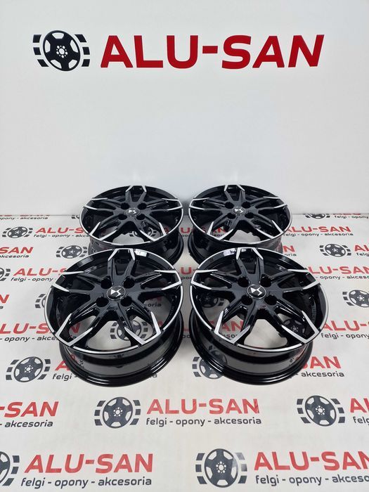 NOWE oryginalne alufelgi DS 16" 4x108 DS3 DS4 DS5 - Czarny