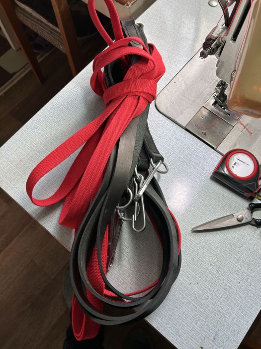 Ліци  (віжки) з парашутної стропи упряж для коней