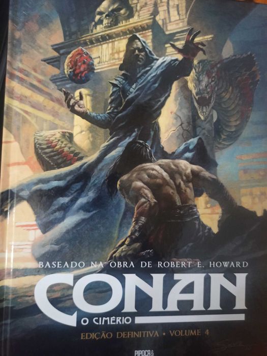 COLEÇÃO CONAN O CIMÉRIO - Pipoca e Nanquim  - Usado - como novo