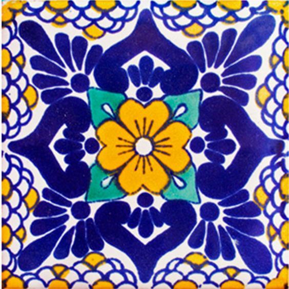 Azulejo antigo pintado à mão