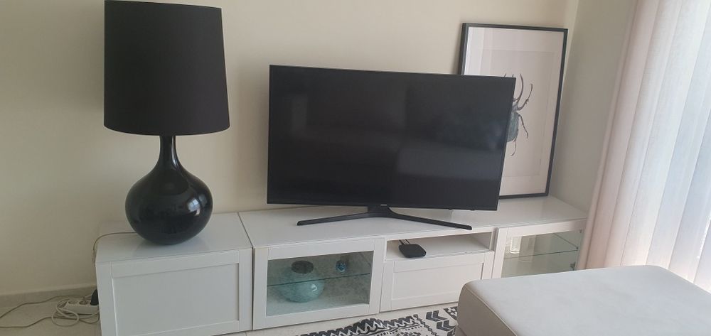 Móvel TV com mais um módulo #ikea #móveltvbesta