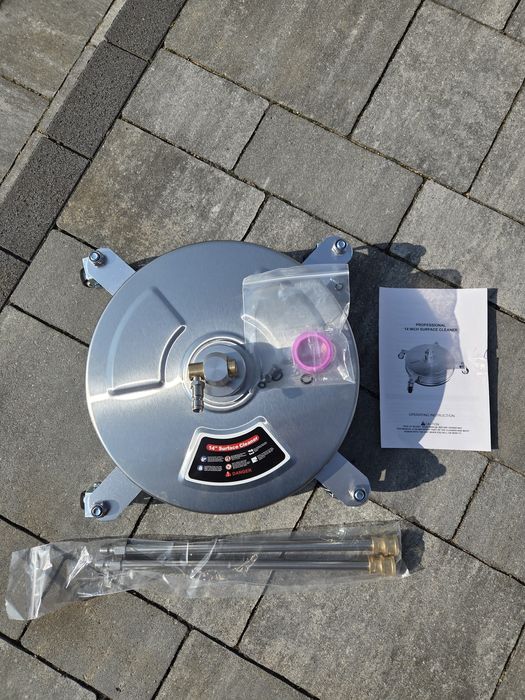 Talerz 14" 36cm do mycia kostki + adapter Szczotka/T-racer/Mosmat