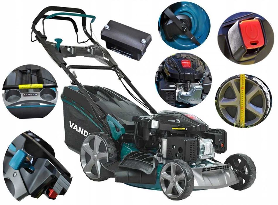 Kosiarka Spalinowa z Napędem Rozrusznikiem VKS780 Koszenie 51CM, 6,5KM