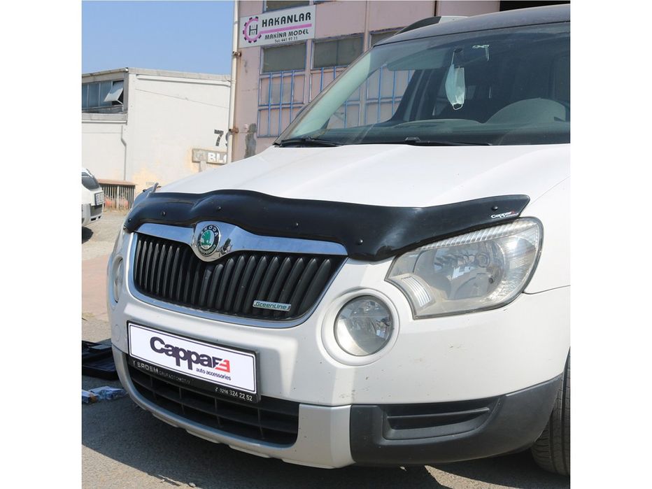 Skoda Yeti 2009-2013рр. Дефлектор капота (Eurocap)