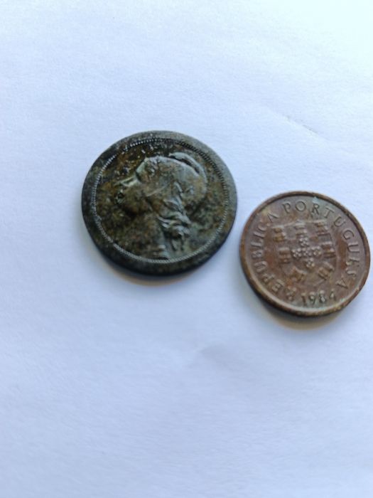 Moedas antigas bem conservadas