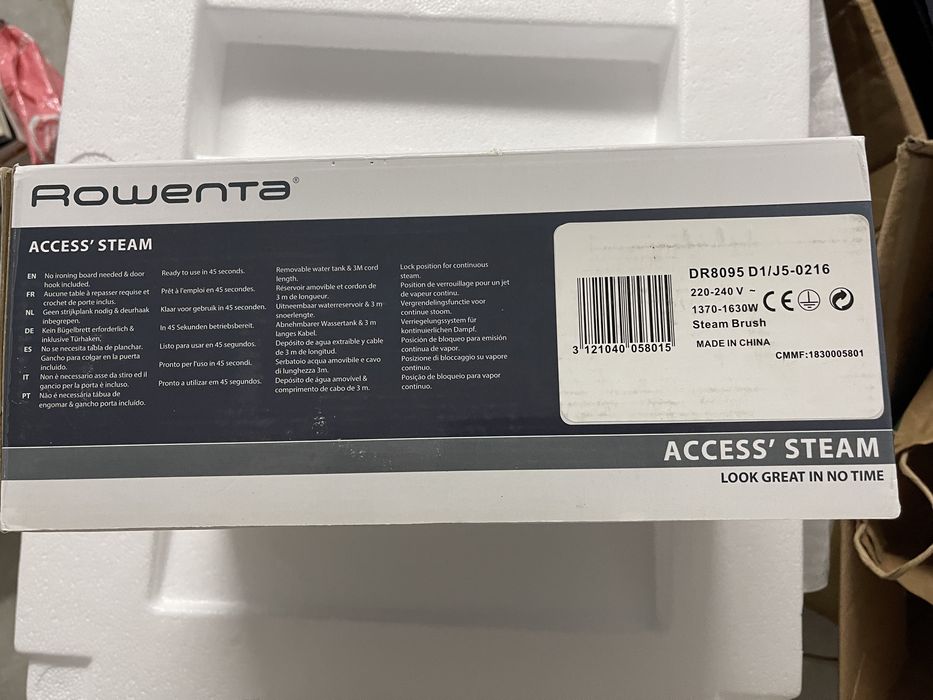 Rowenta escova vapor