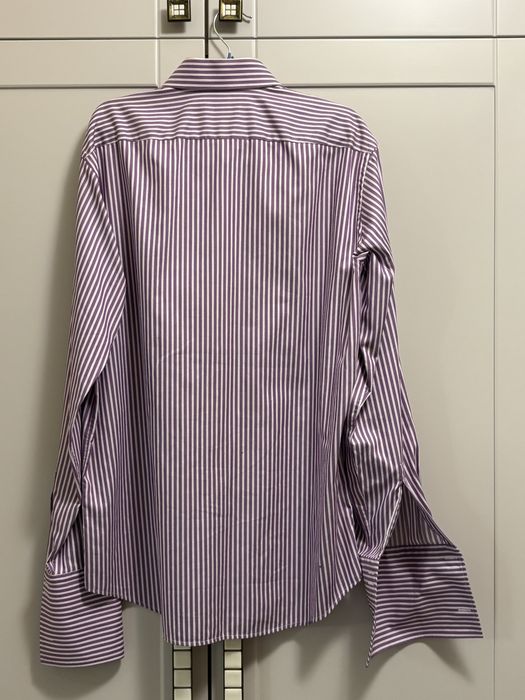 Сорочка BOSS Hugo Boss оригінал, 100% cotton, італійська тканина, смужкa