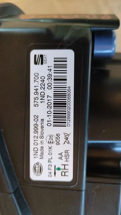 seat leon iv lampa przeciwmgielna prawa