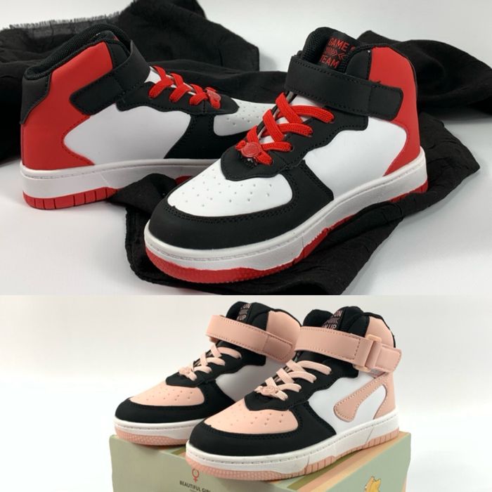 Дитячі хайтопи BBT | Червоні та рожеві | Демісезон р.26-31