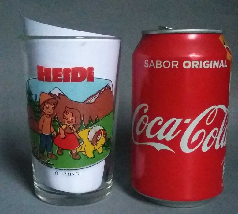 Antigo copo da Heidi