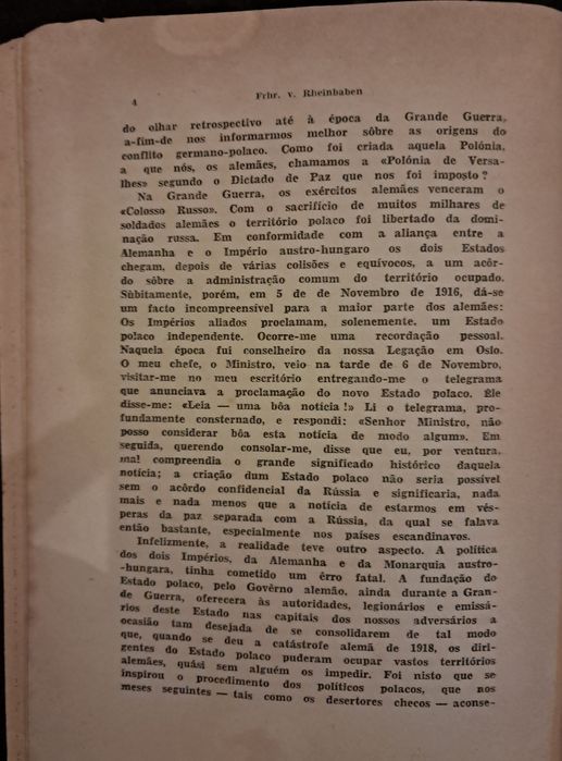 Livro "A Génesis da guerra de 1939" PORTES GRÁTIS
