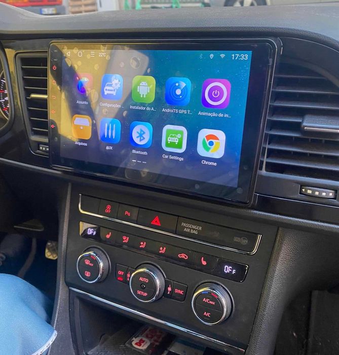 (NOVO) Rádio 2DIN 9" SEAT Leon 5F (De 2012 a 2020) • Android [4+64GB]