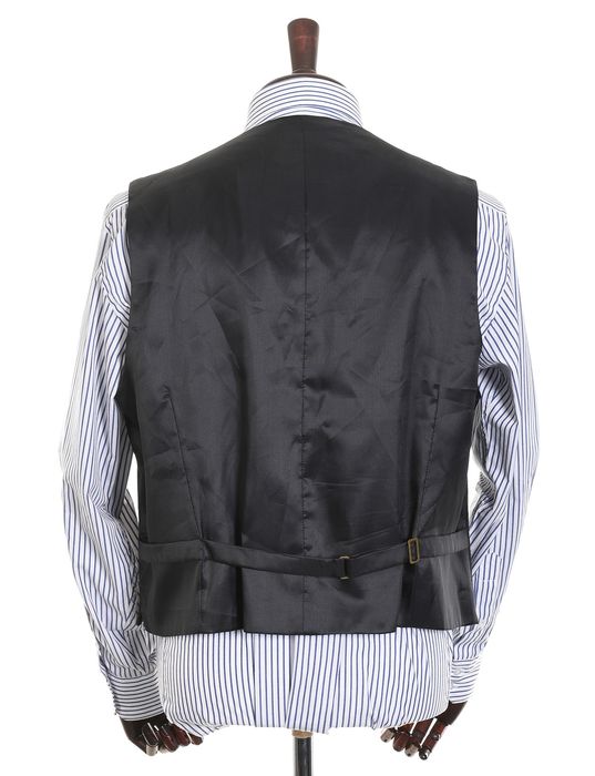 HENRY MORELL wełniana kamizelka garniturowa Pure New Wool antracyt 54