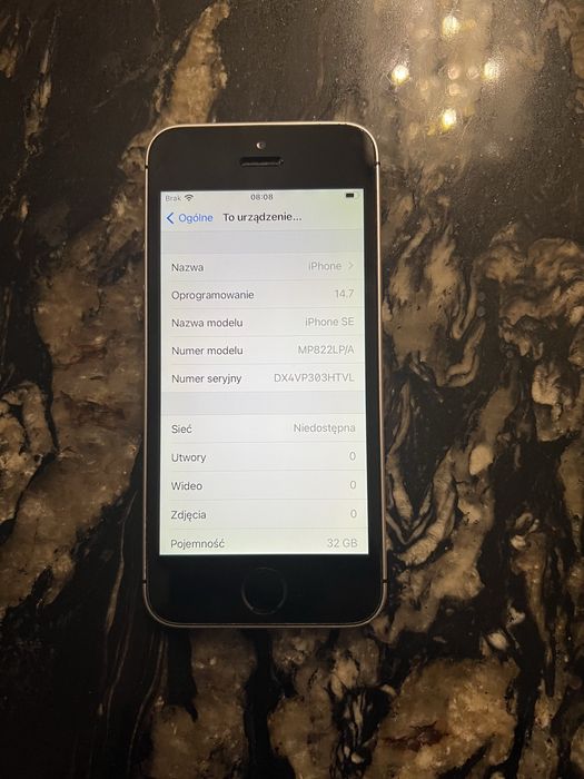 iPhone SE 32GB sprawny dotyk ok bateria ok do uzytku