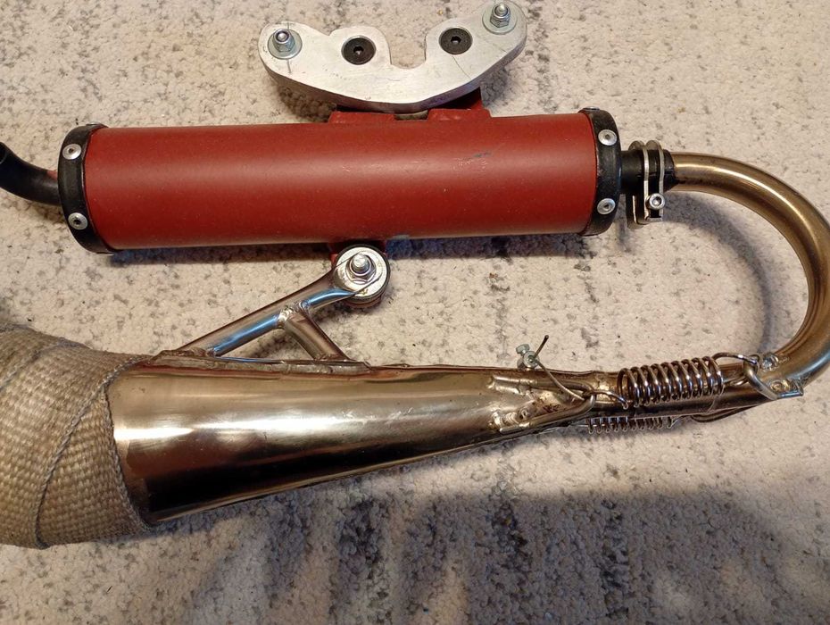 tłumik rura rezonansowa - exhaust system RAKET 120