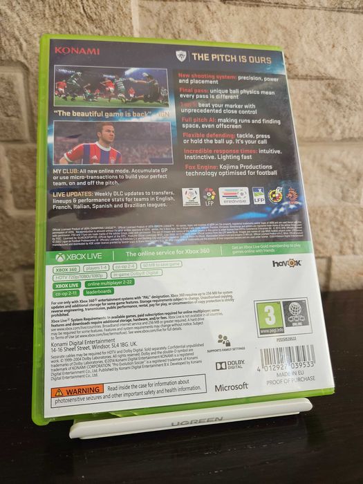 Jogo Xbox 360 - 'PES 2015'