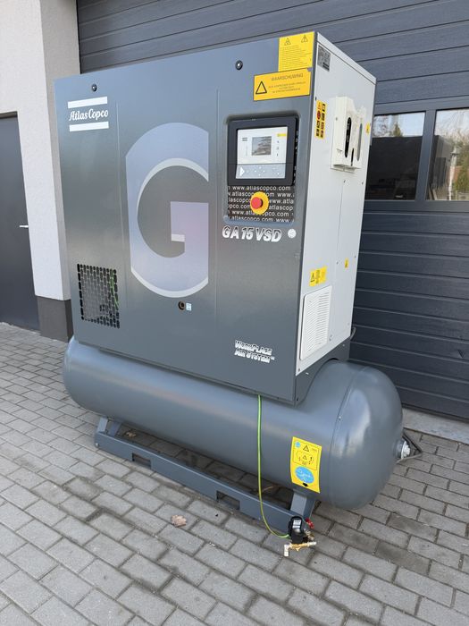 Kompresor śrubiwy Atlas Copco Ga 15 VSD 15KW kaeser