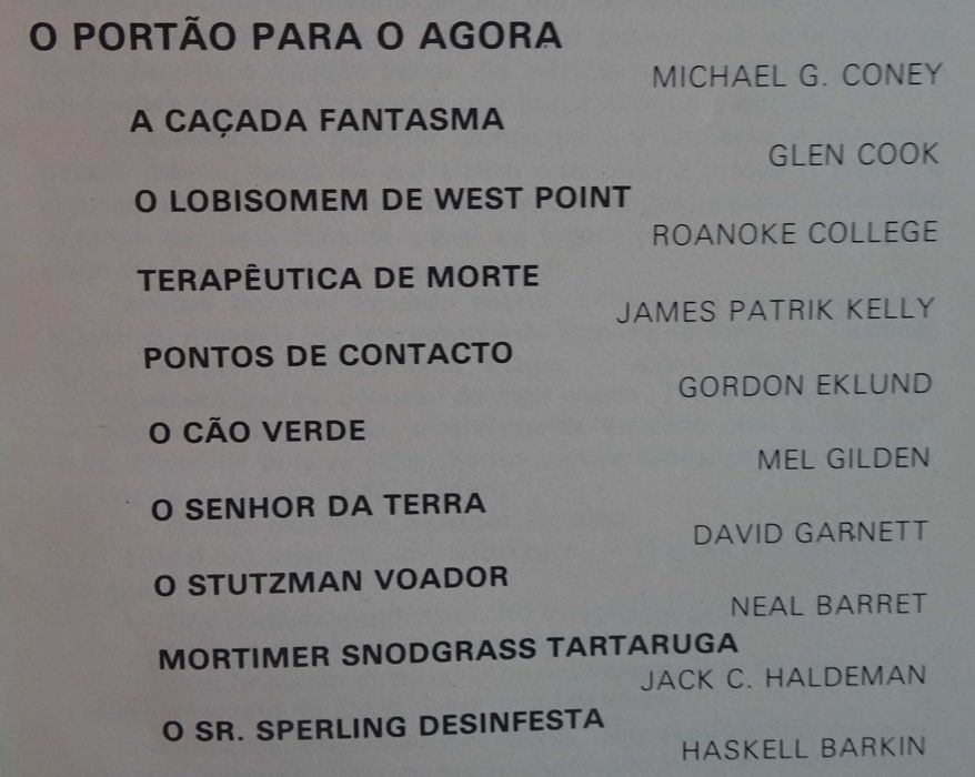 O Portão Para O Agora (Magazine do Fantástico e Ficção Científica)