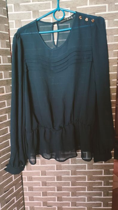 Bluzka mgiełka granat