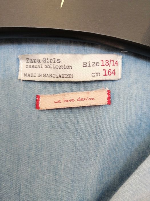 Camisa de Ganga, Zara Kids ( 13-14 anos )