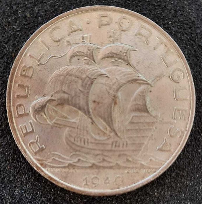 Só para colecionadores! 10$00 (dez escudos) em prata 1940