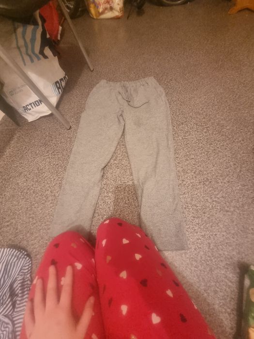 dresy szare bodajze l/xl