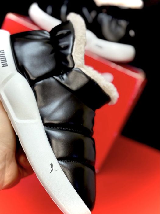 Размер 41 последняя пара! кожаные дутики Puma не промот сноубутсы Пума