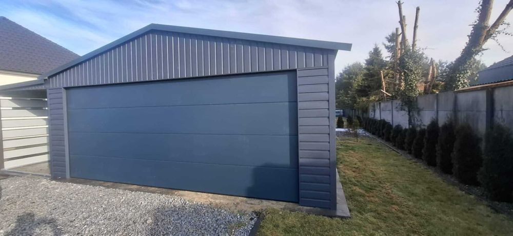 Garaż blaszany blaszak 6x6