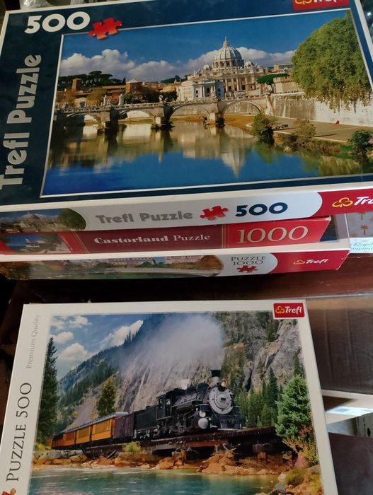 Puzzle 2x 500 elementów