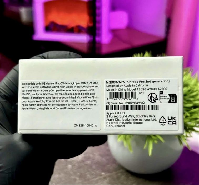 AirPods Pro 2 ANC | Bluetooth навушники для iPhone та Android + ЧОХОЛ