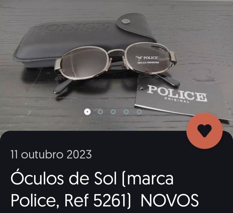 Óculos de sol Police novos a estrear