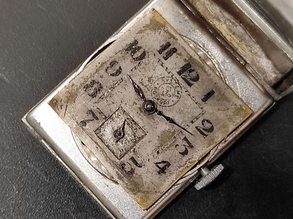 Relógio ROSKOPF, de homem, de corda manual, muito raro, anos 30.