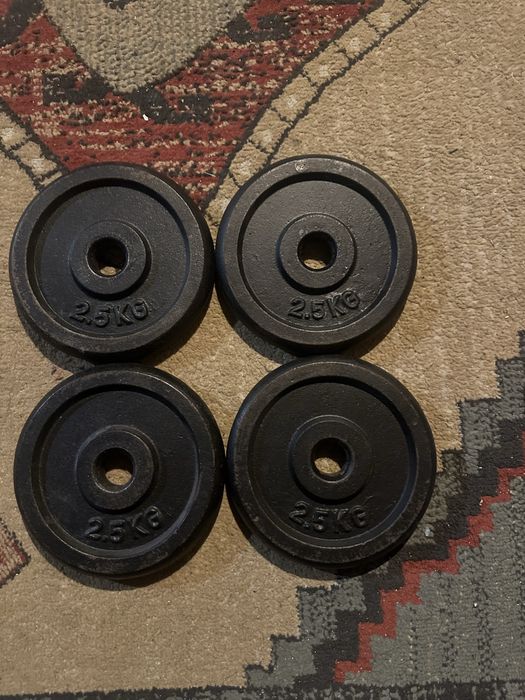 Obciażenie żeliwne 10kg 4x 2,5kg 28mm