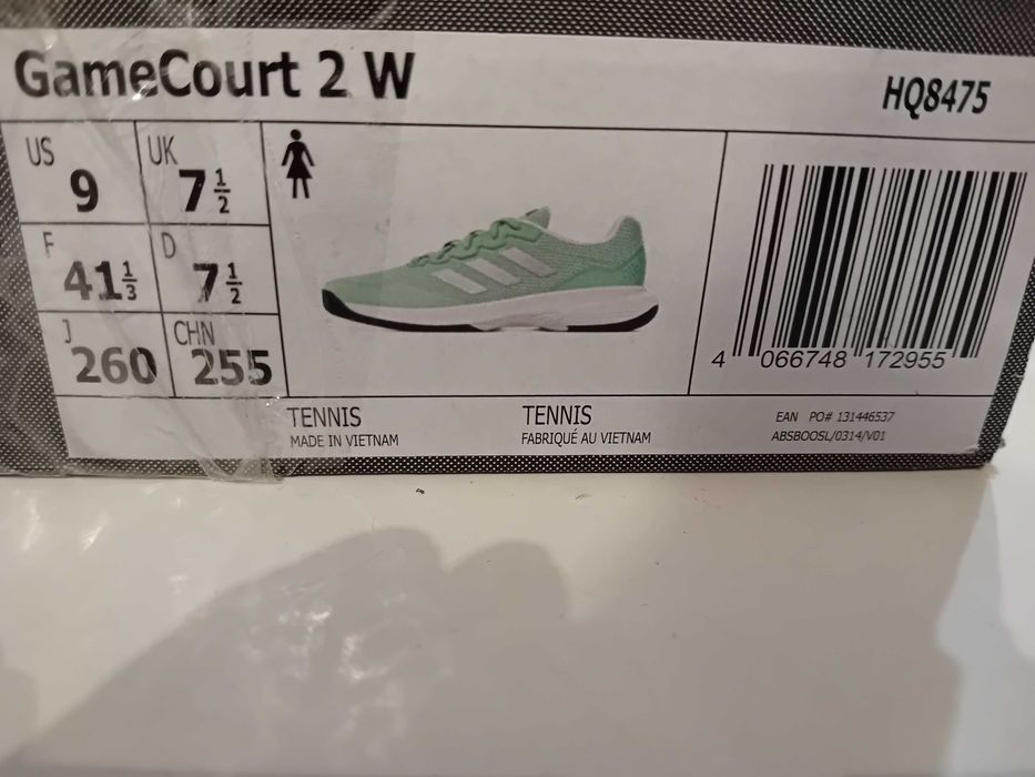 Adidas Gamecourt 2 41 1/3 NOWE z metką