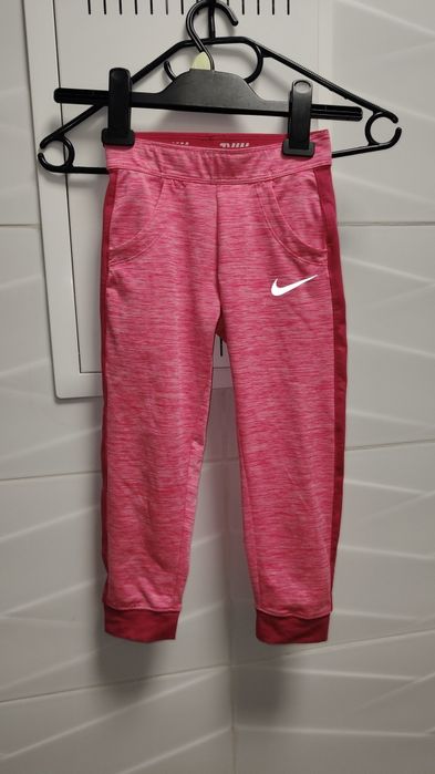 Spodnie Nike r. 3-4 lata dresy różowe