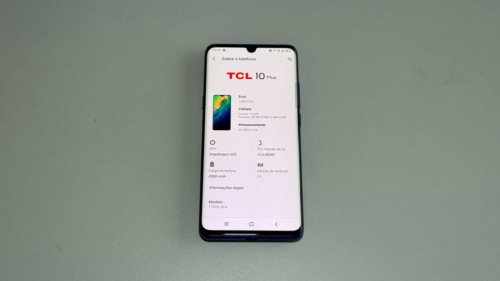 Smartphone TCL 10 Plus (6GB/64GB) - ANDROID - Dual SIM