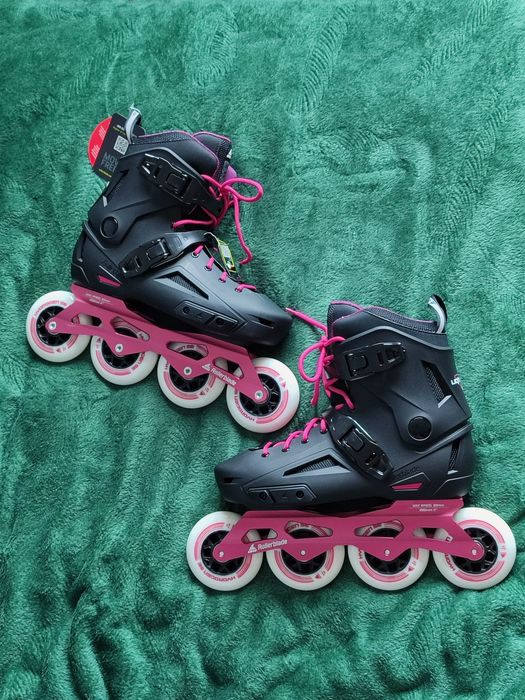 Rolki Rollerblade Lightning 90 W Black Sangria Stan Idealny Gwarancja hamulec rozm. 38 hit sezonu