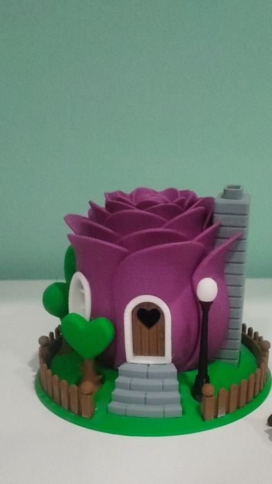 Casa das Fadas em forma de Rosa - NOVA