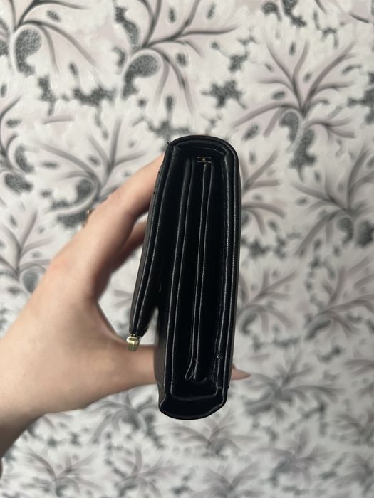 Чорний гаманець, еко-шкіра