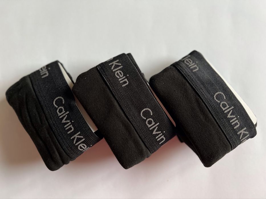 Bokserki męskie Calvin Klein 3 pak S -100%bawełna