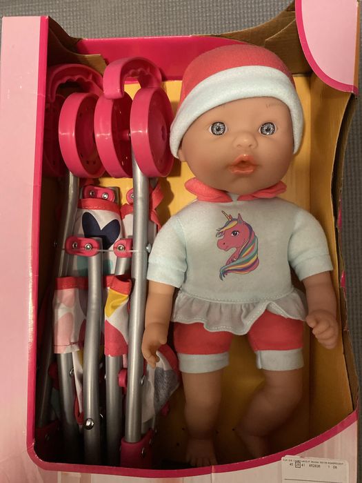 Wózek, lala i akcesoria